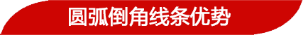 圓弧倒角線條優(yōu)勢(shì)